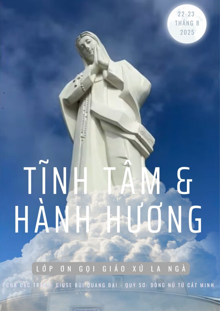 TĨNH TÂM TẠI TT HÀNH HƯƠNG ĐỨC MẸ NÚI CÚI 2025